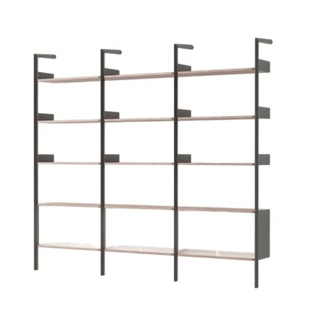&Tradition Regalsystem K Rombe IF3 & IF6 & IF6 von &Tradition Anthrazit Walnuss lackiert