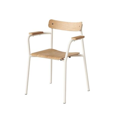 TIPTOE Armlehnstuhl Etude eco-certified Holz von Tiptoe Esche / Graphite Black