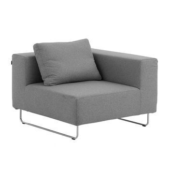 Softline Ohio Sofa-Eckelemente-Felt Melange - 620 Stone Grey