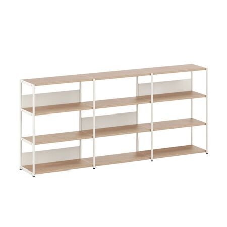 TIPTOE Regal Unit 3 240 cm von Tiptoe 3 Türen, Cream White