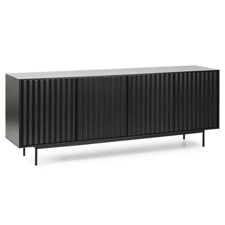 Teulat Chest Of Drawers Sierra 212Cm - Matt Black