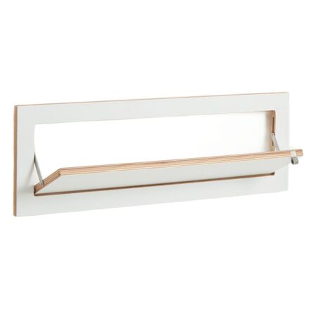 Ambivalenz Schuhregal Fläpps 100 x 27 cm von Ambivalenz Weiss