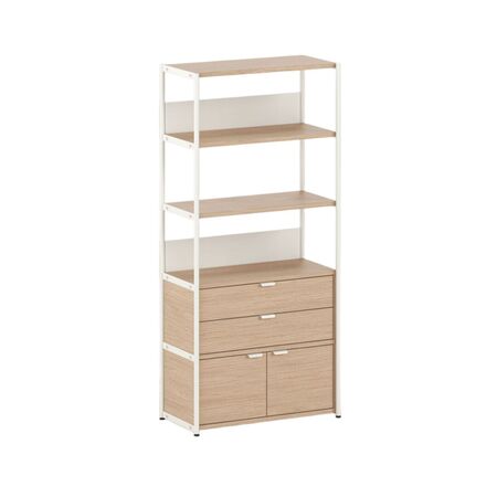 TIPTOE Regal Unit 5 80 cm von Tiptoe 0 Schubladen / Türen, Graphite Black