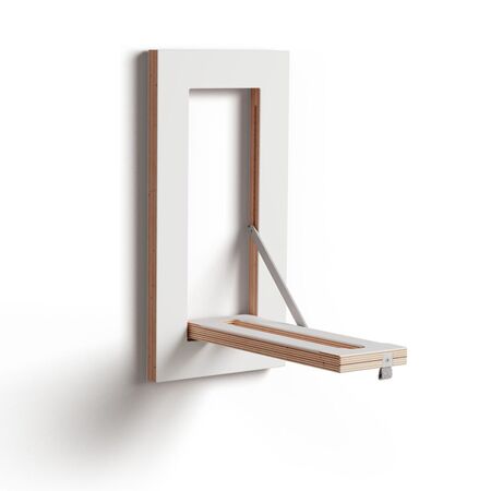 Ambivalenz Kleiderstange Hängrail Fläpps 20 x 40 cm von Ambivalenz Weiss