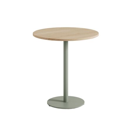 TIPTOE Bistrot-Tisch mit Holz Moka von Tiptoe Ø: 70 cm, Graphite Black