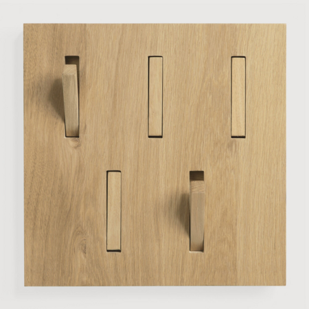 Ethnicraft Oak Utilitile Hooked - varnished oak