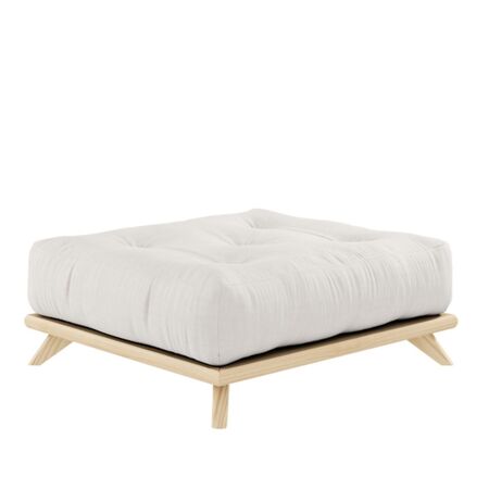Karup Design Karup Design Senza Stool - Puff 101 Clear lacquered, 914 Linen