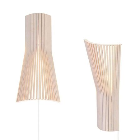 Secto Design Eckleuchte  Secto 4237 - kleine von Secto Design Birke Natur, Leuchte Mit Kabel