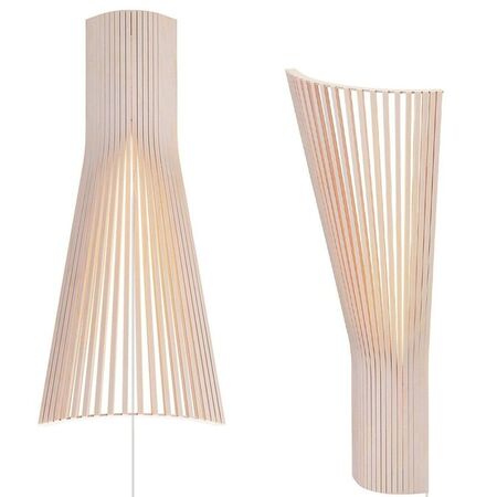 Secto Design Eckleuchte Secto 4236 - von Secto Design Birke Natur, Leuchte Mit Kabel
