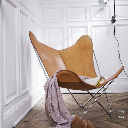 Butterfly Chair\' in Sattelleder Butterfly Chair\' in Sattelleder