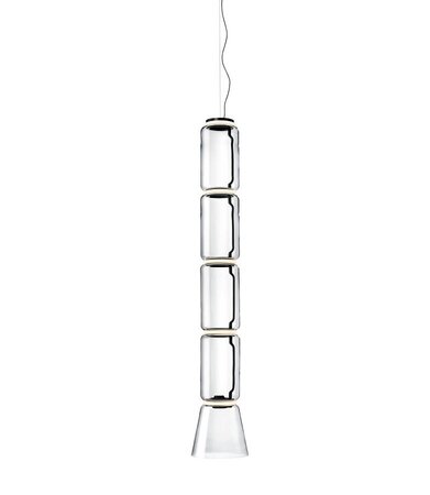 Flos Noctambule Suspension 4 Low Cylinder and Cone