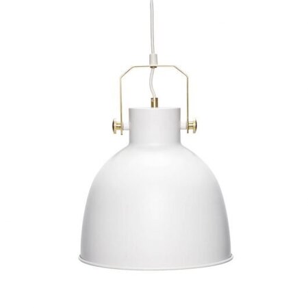 Huebsch Lampe weiss/gold
