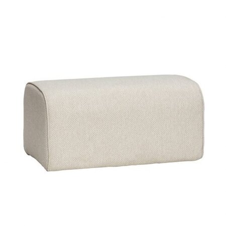 Huebsch Puff Stoff beige