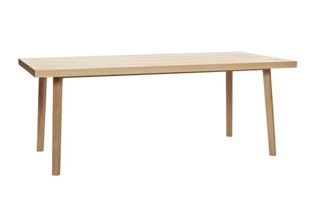 Huebsch Tisch Eiche Fischgrätenmuster Fsc Natur 100X200Xh75Cm