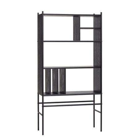 Huebsch Divide Shelf Unit Black