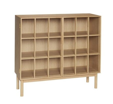Hübsch  Shoji Schrank von Hübsch Klar/Naturfarben, Hoch 