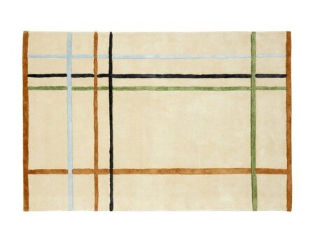 Huebsch Fluffy Rug Beige/Multicolour