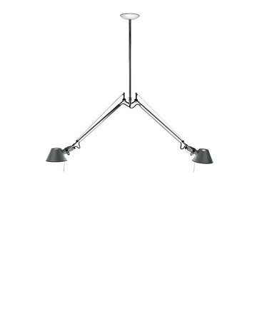 Artemide, Artemide Tolomeo Sospensione 2 Bracci Alluminio Pendelleuchte