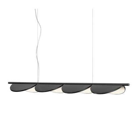 Flos Pendelleuchte Almendra Linear S4 von Flos  Anthracite
