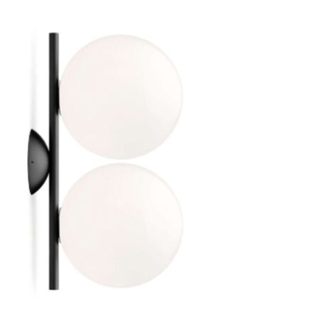Flos Ceiling/Wall Double IC Lights von Flos  Black, IC Lights C/W2 Double