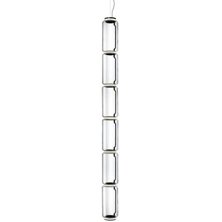 Flos Suspension Noctambule 6 High Cylinder von Flos  Schwarz