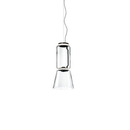 Flos  Suspension Noctambule 1 Low Cylinder and Cone von Flos  Schwarz