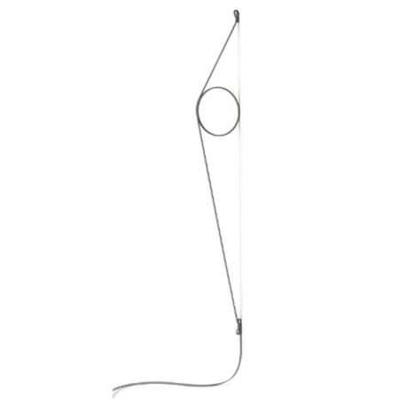 Flos Wandleuchte Wirering Grey von Flos  Hellrosa RAL 3015, Black