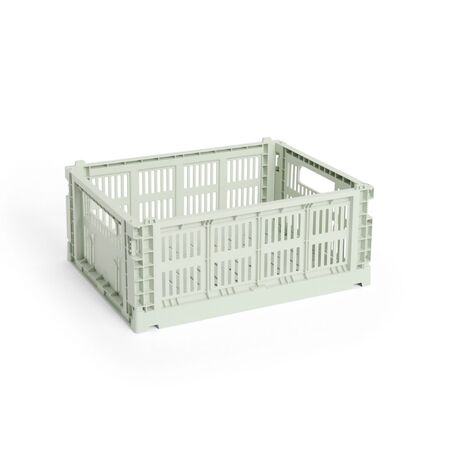 HAY Accessoires HAY Colour Crate M Mint, B: 26.5 cm / L: 34.5 cm / H: 14 cm 