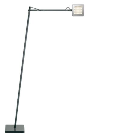 Flos Stehleuchte Kelvin LED von Flos  Hellrosa RAL 3015, inkl. LED, anthrazit, matt