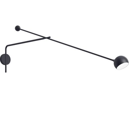 Artemide Ixa L - Wandleuchte von Artemide Anthrazit