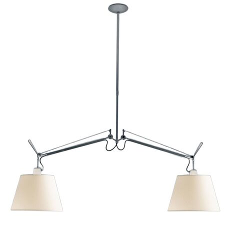Artemide Artemide Tolomeo Basculante 2 Bracci Pendelleuchte Aluminium