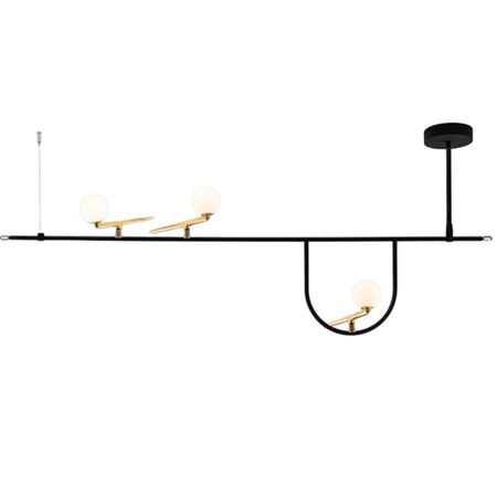 Artemide Artemide Yanzi Sc1 Suspension Brushed brass / Weiss / Schwarz