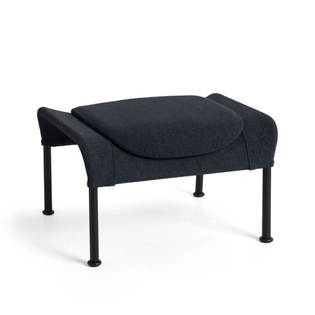 HAY Living Hay O2 Ottoman Filzgleiter, Stahl pulverbeschichtet schwarz, Lift - Soft Black