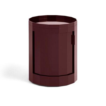 HAY Living Container Facet von Hay  Burgundy Red, Ø38 / H49 cm