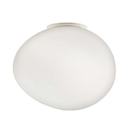 Foscarini Wandleuchte Gregg Soffitto/Parete von Foscarini  Hellrosa RAL 3015, Weiss / Weiss, Media