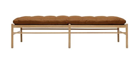 Carl Hansen & Søn OW150 Daybed mit Lederbezug - Eiche geölt - Leder Thor 307 - cognac