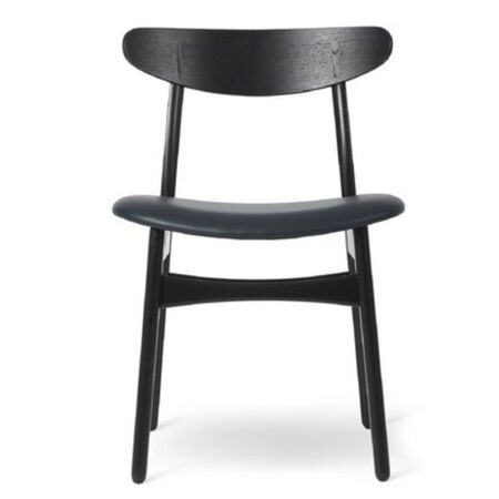 Carl Hansen & Søn Carl Hansen & Søn CH30P Dining Chair - Stuhl mit Sitzpolsterung Eiche geölt, Leder Sif 93 - rotbraun