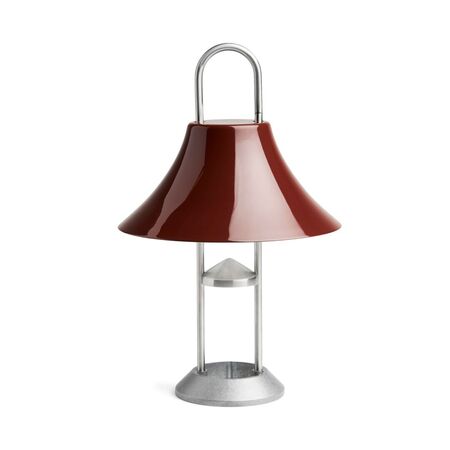 HAY Living Tragbare Leuchte Mousqueton von Hay Brushed Stainless Steel