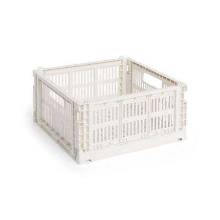 HAY Living Colour Crate Medium Square von Hay Off-White
