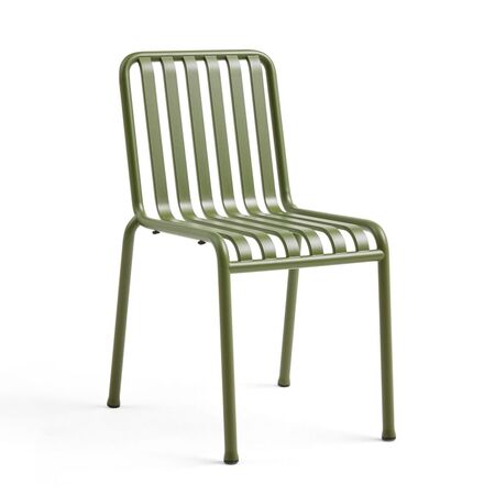 HAY Living Palissade Chair Olive, Ohne Armlehnen