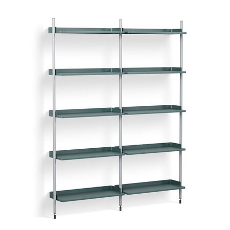 HAY Living Regalsystem Combination 112 - 2 Coloumn Pier von Hay PS Black , Black