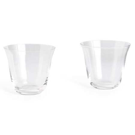 HAY Accessoires Curve Tumbler Glas von Hay Clear