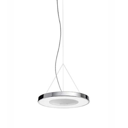 Belux Pendelleuchten Disk von Belux  Chrome, Exklusive Leuchtmittel, 4000K, CRI80