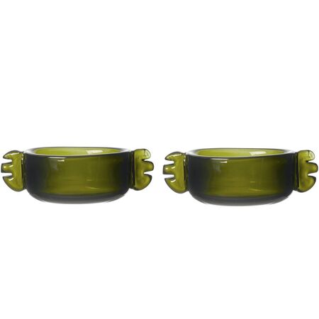 Ferm Living Schüssel Alas im 2er Set von Ferm Living Moss Green, Gross