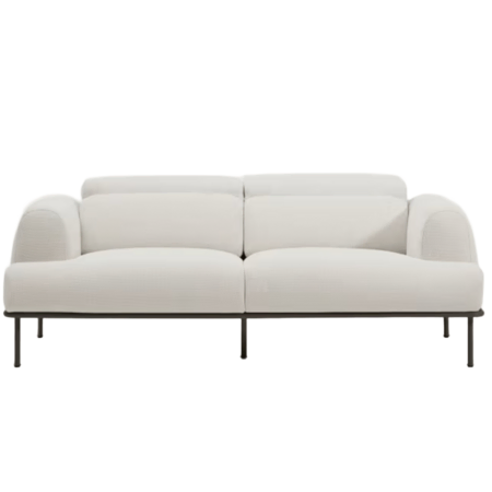 Kave Home 2-Sitzer-Sofa Aurum von Kave Home Aluminiumgraphit