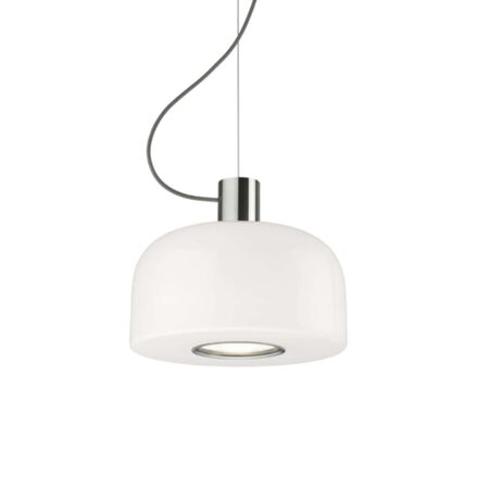 Flos Pendelleuchte Bellhop Glass S1 von Flos  Aluminium