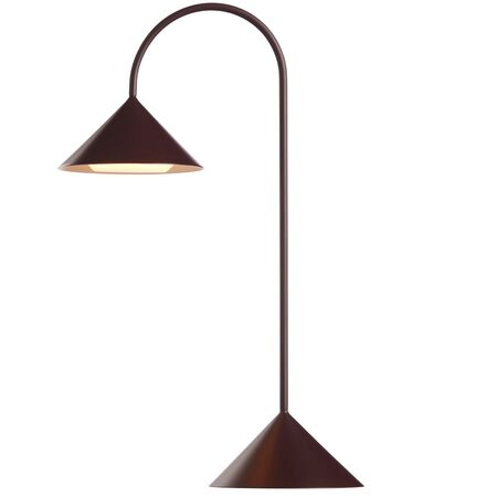 Frandsen Grasp tragbare Tischleuchte von Frandsen Matt Rote Bete, H: 47cm