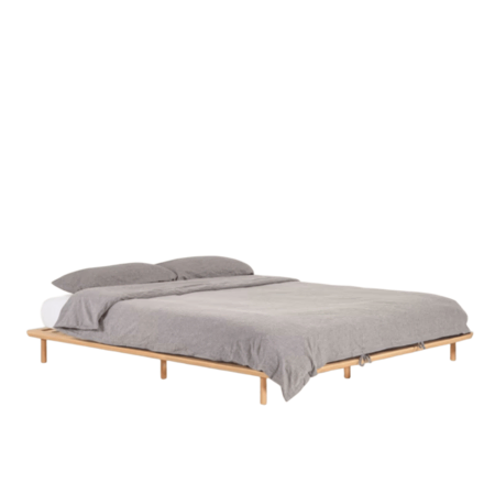 Kave Home Bett Anielle mit Matratze von Kave Home B: 177 cm / Matratze - B: 160 cm / T: 200 cm