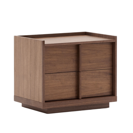 Kave Home Nachttisch Onix 2 Schubladen von Kave Home Walnuss