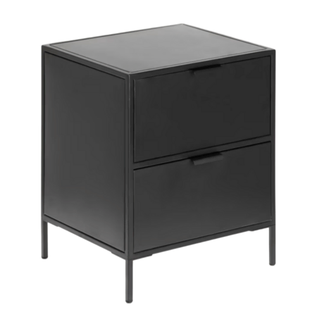 Kave Home Nachttisch Shantay von Kave Home Schwarz